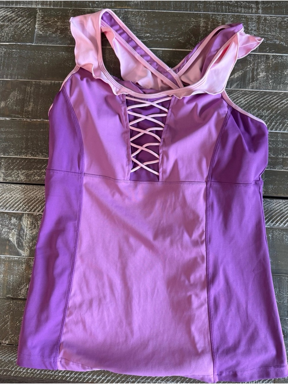 Crowned Athletics Golden Dreamer Rapunzel Athletic Top